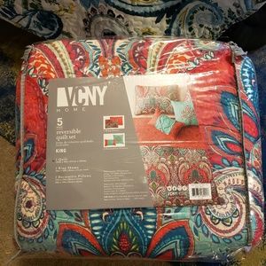 VCNY King Size Quilt Set